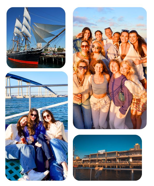 harbor cruise in san diego harbor cruise in san diego bay friends laughing